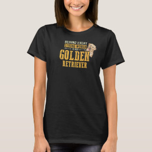 T-shirt Propriétaire de chiens Derrière chaque femme forte