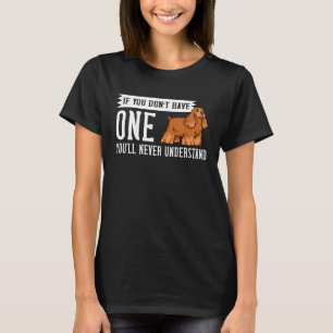 T-shirt Propriétaire de chiots de chien Cocker Spaniel ang