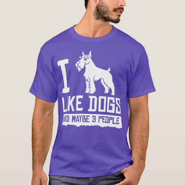 T-shirt Propriétaire de chiots de chien Schnauzer Lover _2 (Devant)