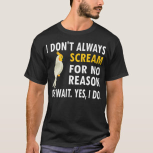 T-shirt Propriétaire de Cockatiel Oiseau Amoureux de Cocka