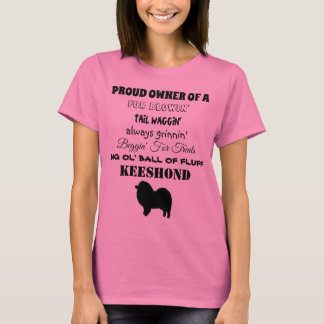 T-SHIRT PROPRIÉTAIRE DE KEESHOND