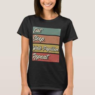 T-shirt Propriétaire de la race de chien Papillon