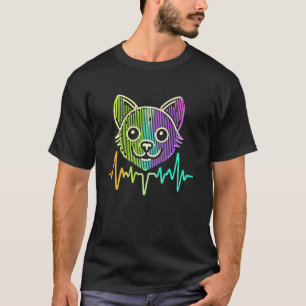 T-shirt Propriétaire de l'animal Kitten Lover Electrocardi