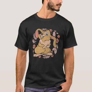 T-shirt Propriétaire de lapin Floral Animaux Amoureux des