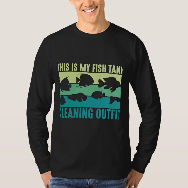 T-shirt Propriétaire De L'Aquarium C'Est Mon Réservoir De  (Devant)