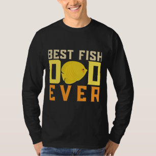 T-shirt Propriétaire de l'aquarium Meilleur papa de poisso