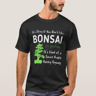 T-shirt Propriétaire De L'Arbre De Bonsai Ou Plante De Bon
