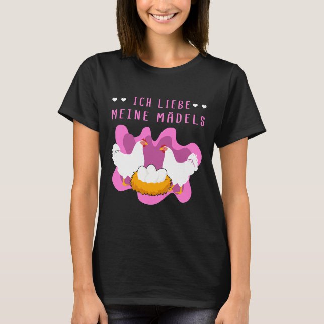 T-shirt Propriétaire de poulets (Devant)