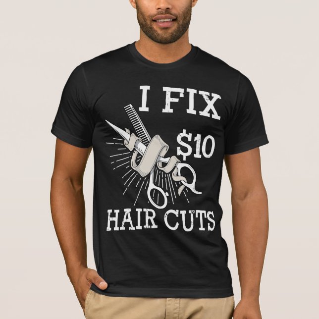 T-shirt Propriétaire de salon de cadeau de coiffeur de (Devant)
