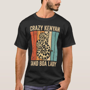 T-shirt Propriétaire de serpent dame Crazy Kenyan Sand Boa