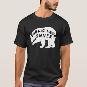 T-shirt Propriétaire de terrain public BEAR pour Camping e