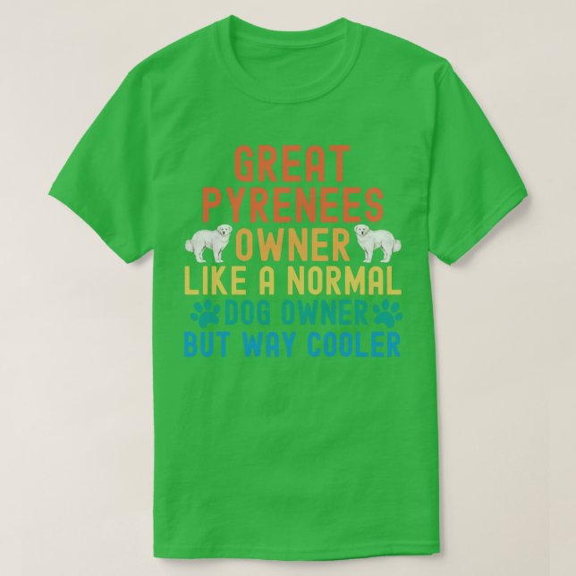 T-shirt Propriétaire des Grands Pyrénées (Design devant)