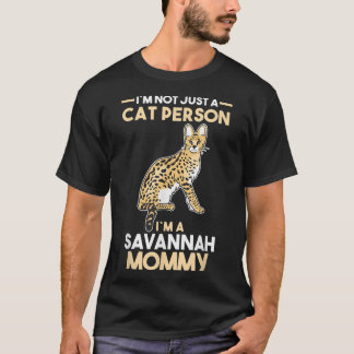 T-shirt Propriétaire du chat Savannah Mommy