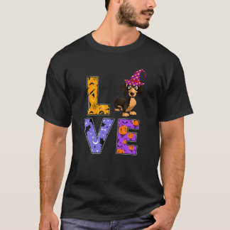 T-shirt Propriétaire du chien rétro Funny Costume d'Hallow