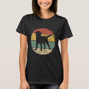 T-shirt Propriétaire du Labrador rétro circulaire T Golden