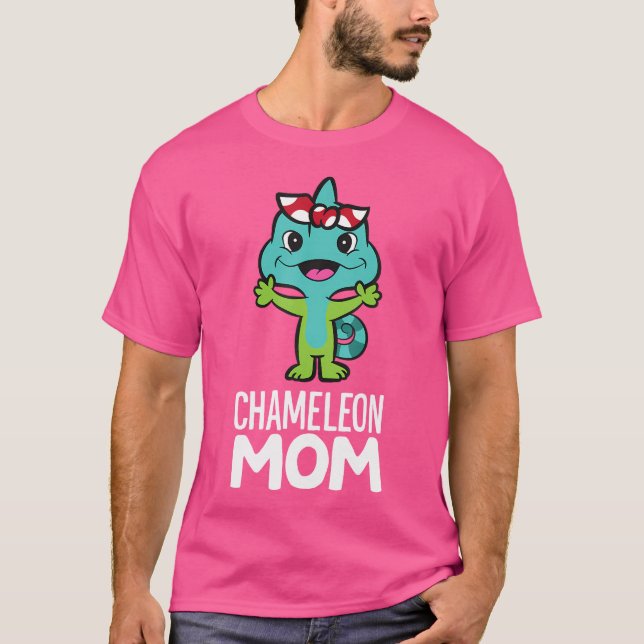 T-shirt Propriétaire du reptile Chameleon Funny Chameleon  (Devant)