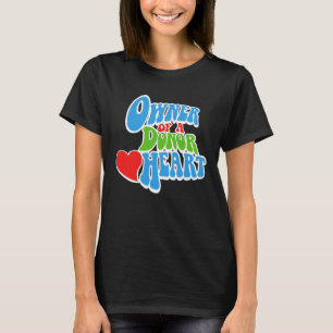 T-shirt Propriétaire d'un coeur donateur, transplante card