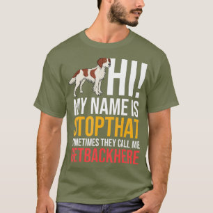 T-shirt Propriétaire Irlandais Des Chiens Chiens Chiens Ro