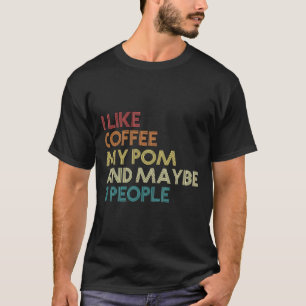 T-shirt Propriétaire Poméranien Pom Chien Louveur de café