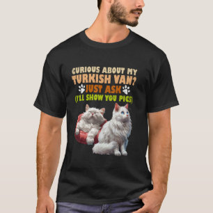 T-shirt Propriétaires de chats CURIEUX À PROPOS DE MON TUR