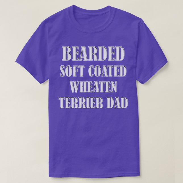 T-shirt Propriétaires de chien Bearded Soft Coated Wheaten (Design devant)