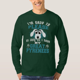 T-shirt Propriétaires de chiens de grande pyrénées amusant