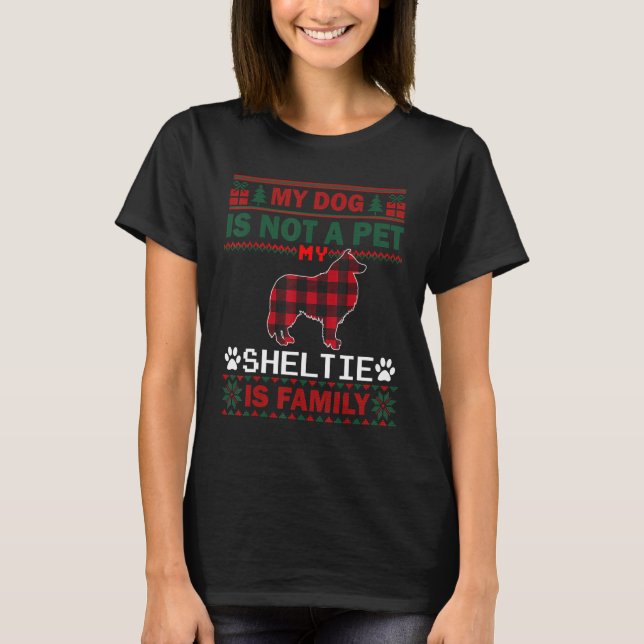 T-shirt Propriétaires de chiens Sheltie Correspondant Paja (Devant)