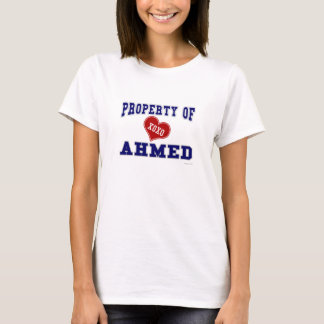T-shirt Propriété d'Ahmed