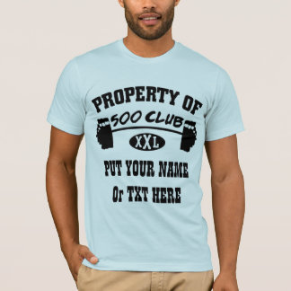 T-shirt Propriété De 500 Club XXL Mans Bella Canvas T