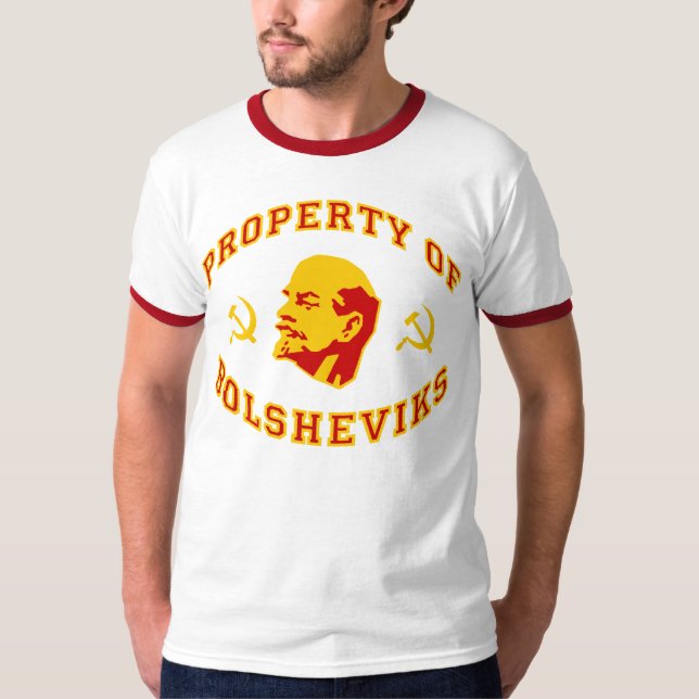 T-shirt Propriété de Bolsheviks (Devant)