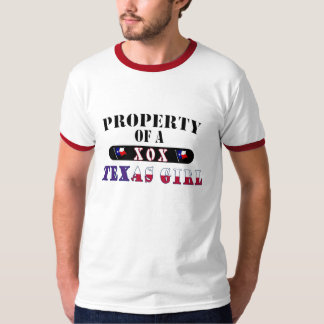 T-shirt Propriété de chemise de fille du TEXAS