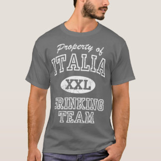 T-shirt Propriété De Italia Dragon Team Italie Italien