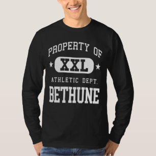 T-shirt Propriété de l'école d'athlétisme Bethune XXL