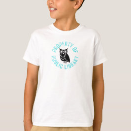 T-shirt Propriété de Owl de la bibliothèque publique T-Shi