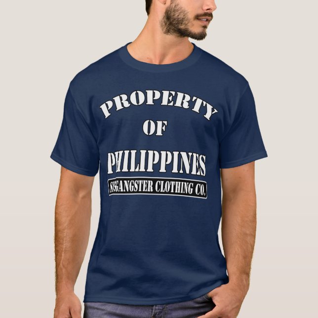 T-shirt propriété de Philippines (Devant)