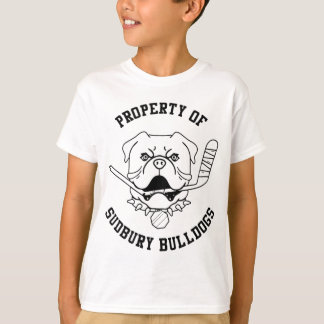 T-shirt Propriété de Sudbury Bulldog Funny