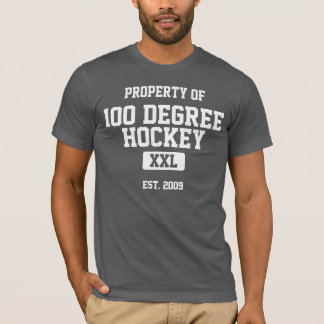 T-shirt Propriété d'hockey de 100 degrés