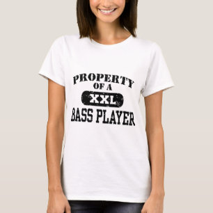 T-shirt Propriété d'un bassiste