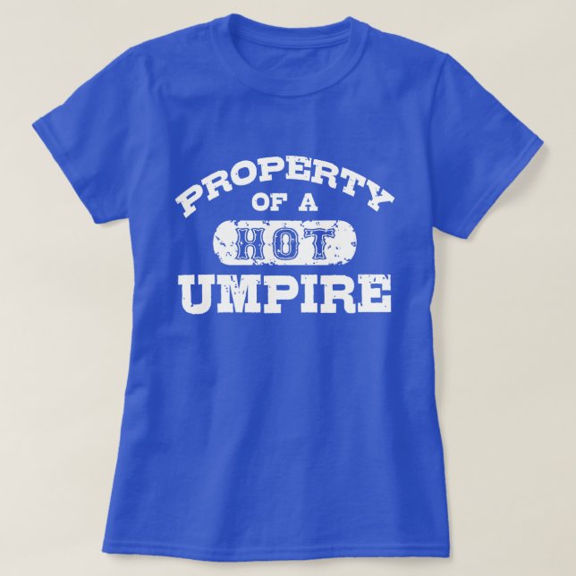T-shirt Propriété d'un juge-arbitre chaud (Design devant)