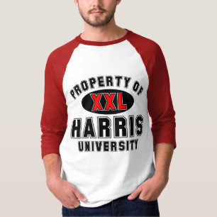 T-shirt Propriété d'université de Harris