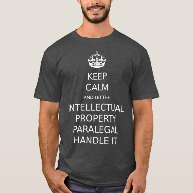 T-shirt Propriété intellectuelle Adjoint juridique parajur (Devant)