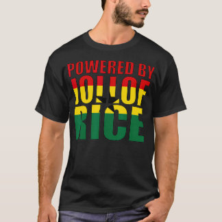 T-shirt Propulsé par Jollof Rice Ghana Cadeau pour hommes 