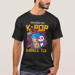 T-shirt Propulsé Par K Pop Et Bubble Tea Boba Tea Kpop 2