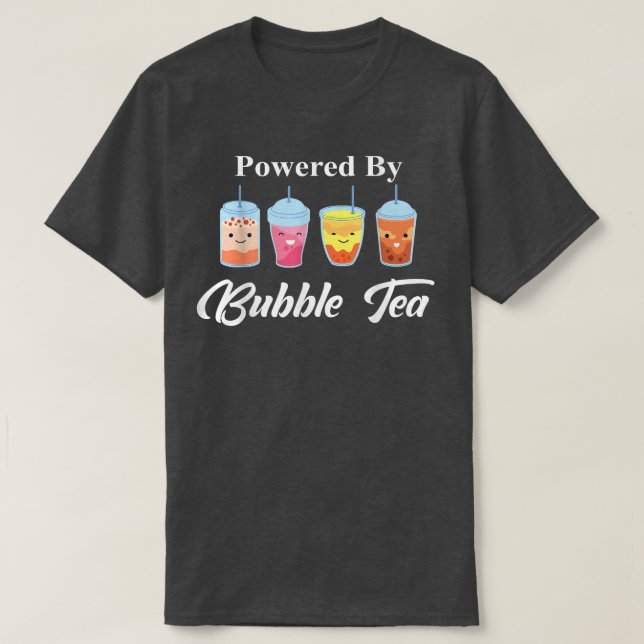 T-shirt Propulsé par K-pop et bulle thé1540 (Design devant)