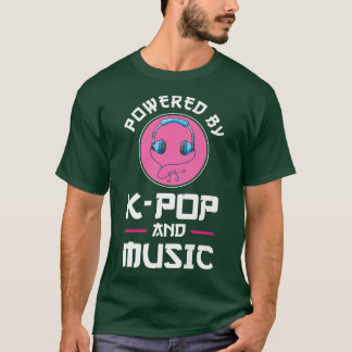 T-shirt Propulsé par le k-pop et la musique