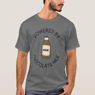 T-shirt Propulsé Par Le Lait Chocolé Hommes Drôle Femme