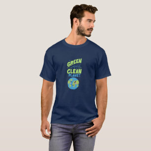 T-shirt Propulsé par le vert : prospérer avec la nature"
