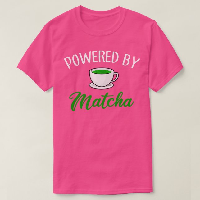 T-shirt propulsé par matcha matcha 1 (Design devant)
