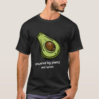 T-shirt Propulsé Par Plante Et Épices Drôle Végan Chef