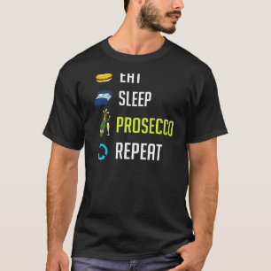 T-shirt Prosecco Vin Champagne Cocktails Rose Bouteille It